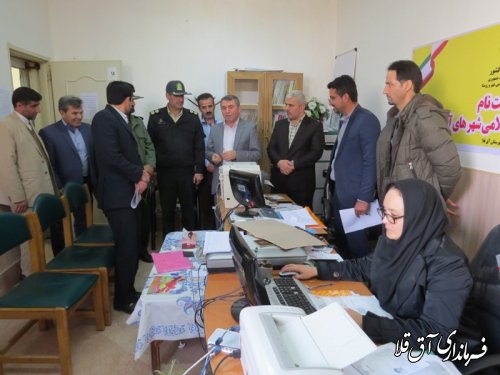 بازدید اعضای شورای تامین از ستاد انتخابات و روند نام نویسی از داوطلبین شوراهای اسلامی