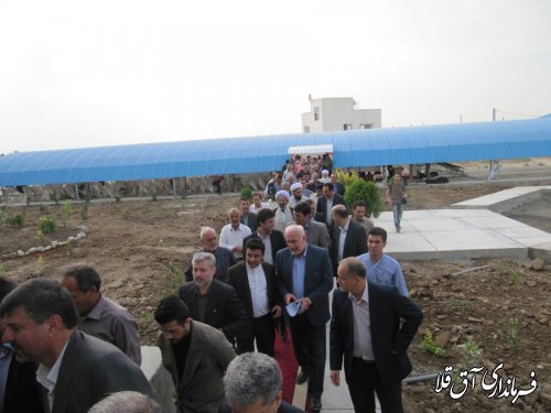 گزارش تصویری افتتاح  کشتارگاه صنعتی دام استان گلستان با حضور وزیر کشاورزی