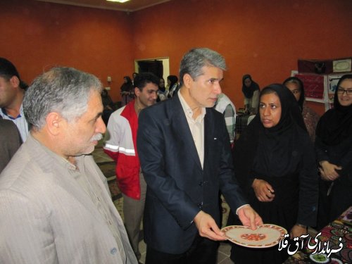 گزارش تصویری افتتاح نمایشگاه توانمندی های  صنایع دستی شهرستان آق قلا