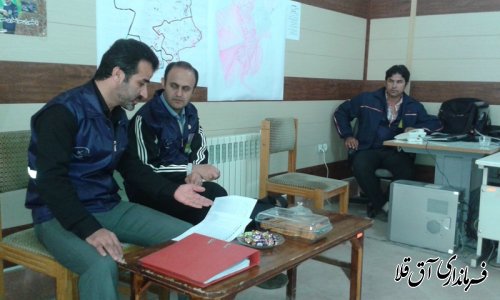 ناظر فنی مرکز آمار ایران از ستاد سرشماری کشاورزی شهرستان آق قلا بازدید کرد.
