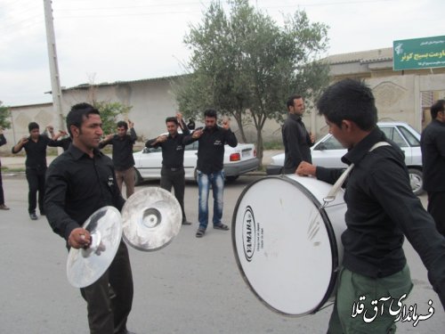 مراسم عزاداری حسینی در شهرستان آق قلا به روایت تصویر