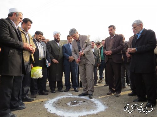 عملیات اجرایی طرح هادی در 5 روستای شهرستان آق قلا آغاز شد