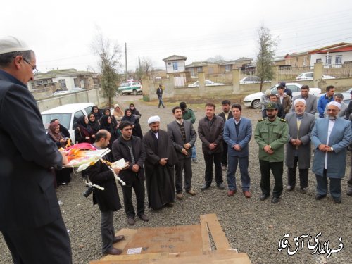 افتتاح ساختمان  4 خانه بهداشت روستایی در بخش مرکزی آق قلا