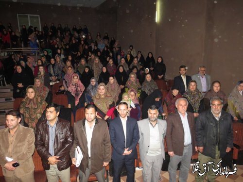 جشن بزرگ انقلاب اسلامی ویژه خانواده ها در شهرستان آق قلا برگزار گردید