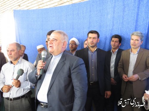 شرکت فرماندار در مراسم نماز مرحوم حاج یار محمد آخوند نظری