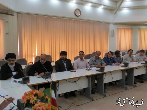 برگزاری سومین جلسه کارگروه فرهنگی ،اجتماعی شهرستان آق قلا