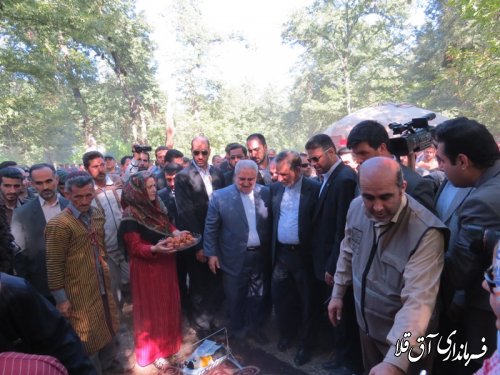 شرکت فرماندار شهرستان آق قلا در مراسم آغاز عملیات اجرایی موزه میراث فرهنگی