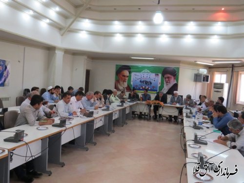 تشریح برنامه های مراسم تشییع شهدای غواص و خط شکن شهرستان آق قلا