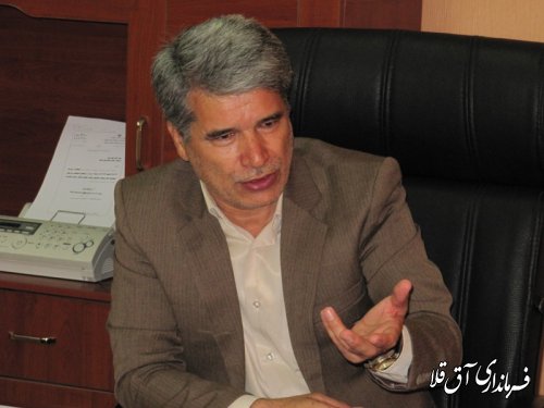 دیدار مسئول ستاد بازسازی عتبات عالیات استان با فرماندار شهرستان آق قلا