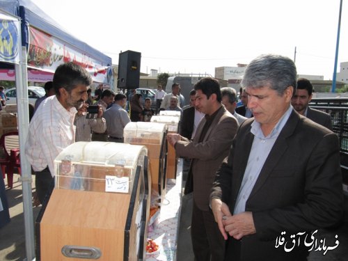 شرکت فرماندار شهرستان آق قلا در جشن عاطفه ها