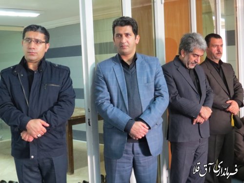 مراسم سوگواری دهه محرم در فرمانداری شهرستان آق قلا