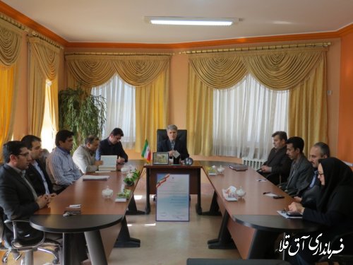 سیزدهمین جلسه ستاد انتخابات شهرستان آق قلا  برگزار شد