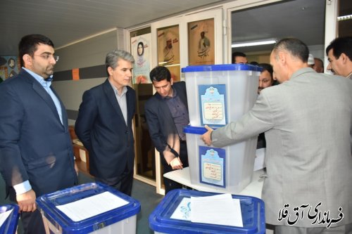 انتخابات 7 اسفند ماه با تحویل صندوق های اخذ رای آغاز شد