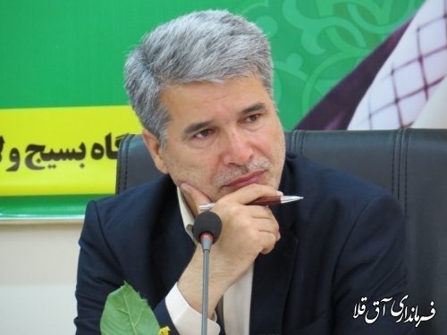 تبریک فرماندار شهرستان آق قلا به مناسبت 29 اسفند روز ملی شدن صنعت نفت