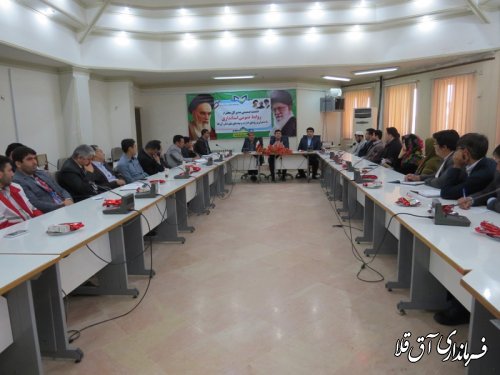 نشست صمیمی بامسئولین ادارات و شورای هماهنگی روابط عمومی های شهرستان آق قلا برگزار شد