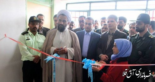 پروژه دبستان فرخی روستای عباس آباد بخش وشمگیر شهرستان آق قلا افتتاح گردید