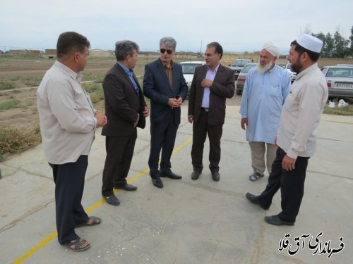 بازدید فرماندار از برنامه های طرح هجرت 3 در شهرستان آق قلا