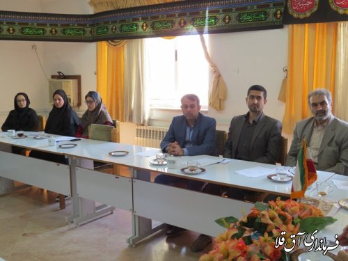 ششمین جلسه کارگروه فرهنگی و اجتماعی شهرستان آق قلا