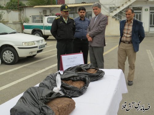 کشف 35 کیلوگرم مواد مخدر در شهرستان آق قلا