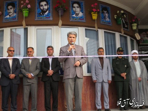 مراسم بدرقه کاروان راهیان نور دانش آموزی شهرستان آق قلا