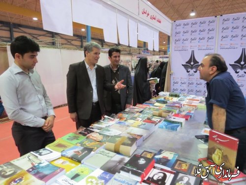 بازدید فرماندار شهرستان آق قلا از نمایشگاه کتاب گلستان