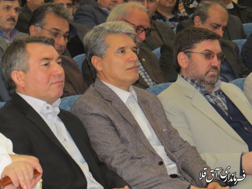 آئین تکریم و معارفه فرماندار شهرستان آق قلا