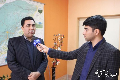 نشست مشترک فرماندار شهرستان آق قلا با مدیر عامل مخابرات استان