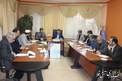 جلسه کمیسیون ساماندهی اتباع و مهاجرین خارجی شهرستان آق قلا