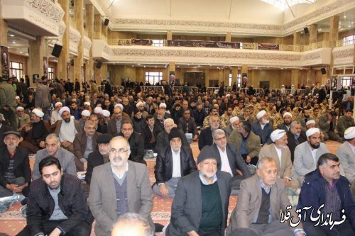 شرکت فرماندار شهرستان آق قلا در مراسم گرامیداشت "آیت الله هاشمی رفسنجانی"