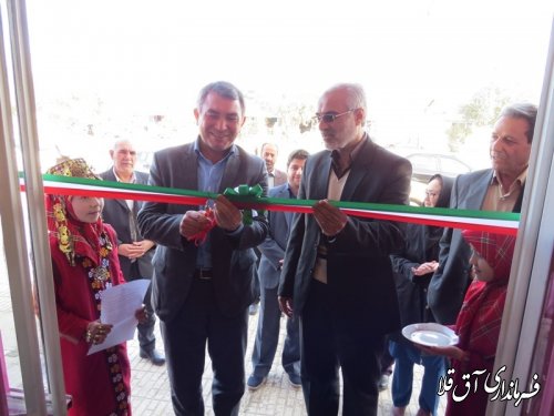 افتتاح نمایشگاه و فروشگاه محصولات کانون پرورش فکری در شهر آق قلا 