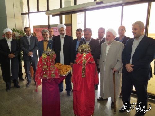 افتتاح متمرکز پروژه های دهه فجر شهرستان آق قلا