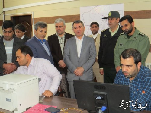 بازدید اعضای شورای تامین از ستاد انتخابات و روند نام نویسی از داوطلبین شوراهای اسلامی