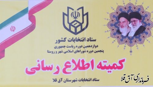 609 نفر نامزد شرکت در پنجمین دوره انتخابات شوراهای اسلامی شهرستان آق قلا شدند