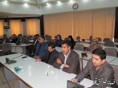 جلسه هماهنگی ستاد برگزاری راهپیمایی یوم الله روز قدس شهرستان آق قلا