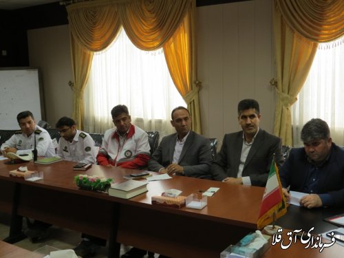 اولین جلسه شورای ترافیک شهرستان آق قلا