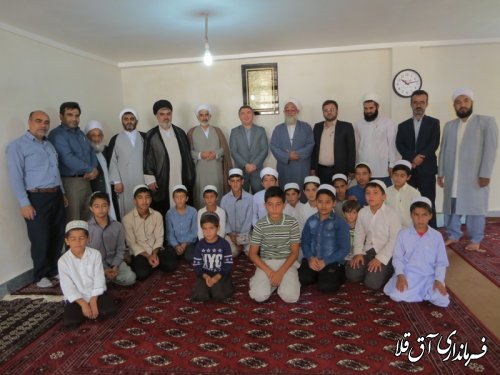 فرماندار شهرستان آق قلا از اجرای برنامه های قرآنی طرح اوقات فراغت بازدید کرد
