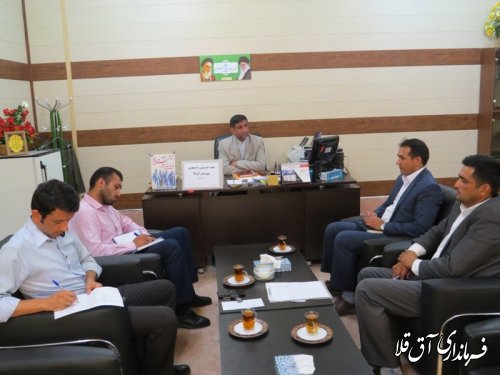 چهارمین جلسه کمیسیون دانشجویی شهرستان آق قلا برگزار شد