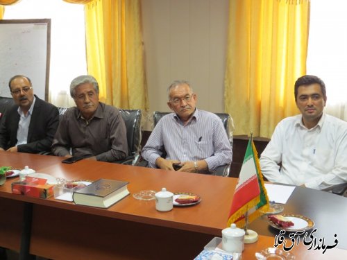نشست صمیمی فرماندار با فعالین سیاسی شهرستان آق قلا