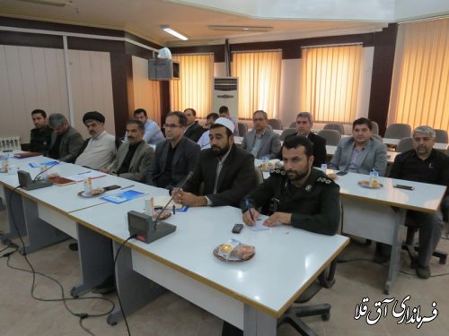 دومین جلسه شورای ساماندهی امور سالمندان شهرستان آق قلا 