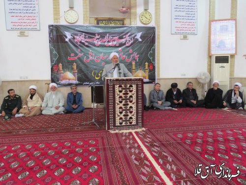  مراسم "عاشر آی" در مسجد عرفانی شهر آق قلا برگزار شد
