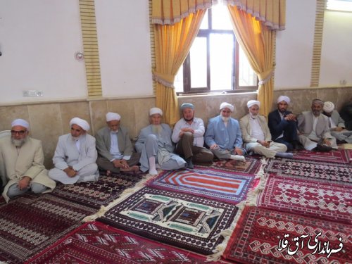 مراسم "عاشر آی" در مسجد عرفانی شهر آق قلا برگزار شد