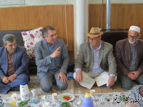 دیدار فرماندار با سالمندان مرکز آموزشی و توانبخشی یاشار شهر آق قلا
