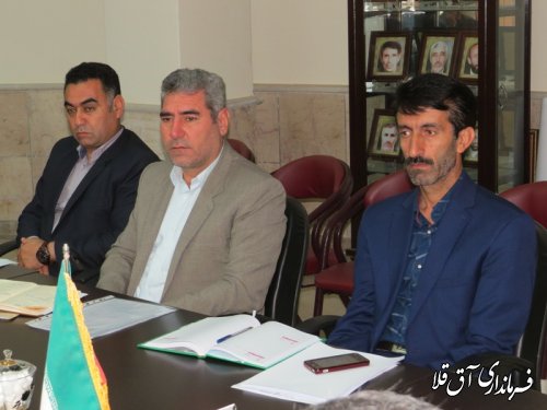 هفتمین جلسه شورای آموزش و پرورش شهرستان آق قلا برگزار شد