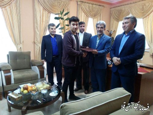 فرماندار شهرستان آق قلا از تیم شرکت تعاونی خبازان توکل تقدیر کرد