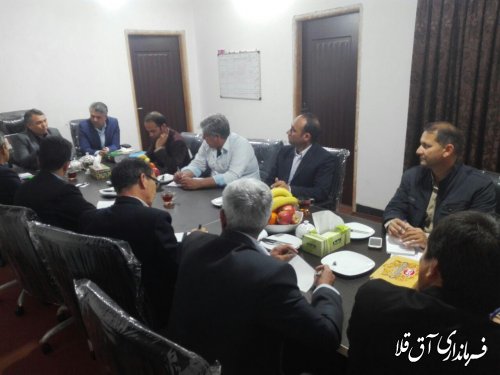 اولین جلسه هماهنگی ستاد بزرگداشت مختومقلی فراغی در شهرستان آق قلا