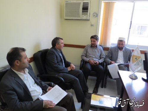 فرماندار شهرستان آق قلا از بانکهای عامل شهرستان بازدید کرد