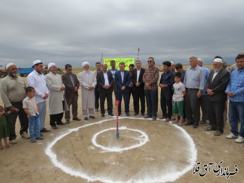 عملیات احداث مدرسه 6 کلاسه "شهید جوزاک"روستای اوچ تپه بخش مرکزی آغاز شد