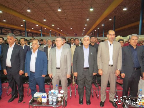 شرکت فرماندار شهرستان آق قلا در دومین همایش مبارزه با مواد مخدر استان