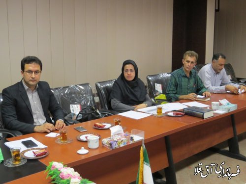 سومین جلسه کمیته فنی ستاد اشتغال شهرستان آق قلا برگزار شد
