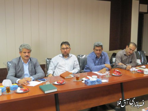 ششمین جلسه کارگروه تنظیم بازار شهرستان آق قلا برگزار شد